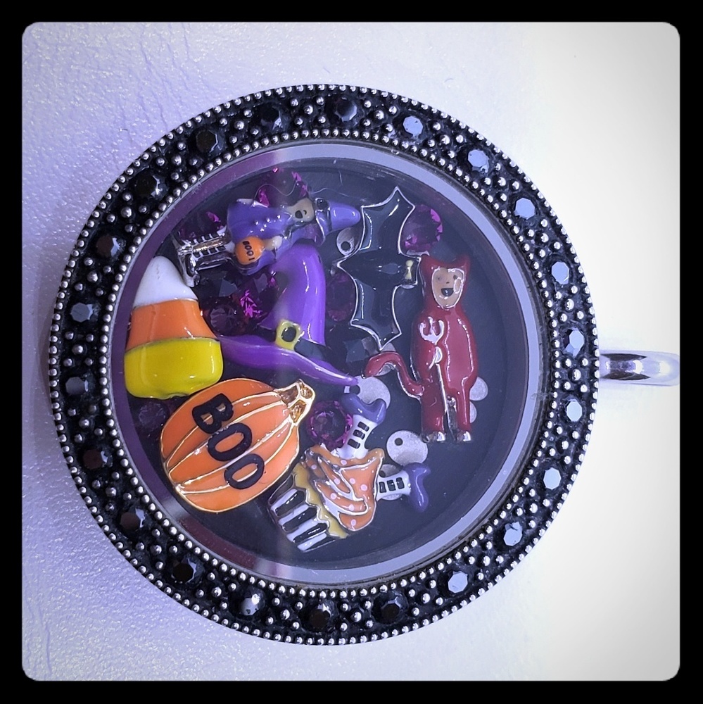 Halloween locket by request